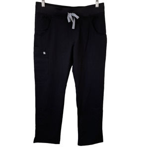 FIGS Women's Small Kade Cargo Scrub Pants in Black - NEW